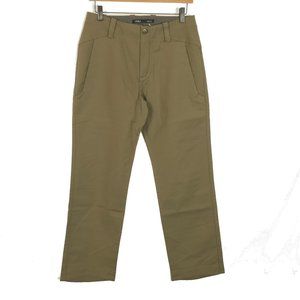 NWT Mens Size 28 28x31.5 NAU Drab Olive Stretch Organic Cotton Twill Chino Pants
